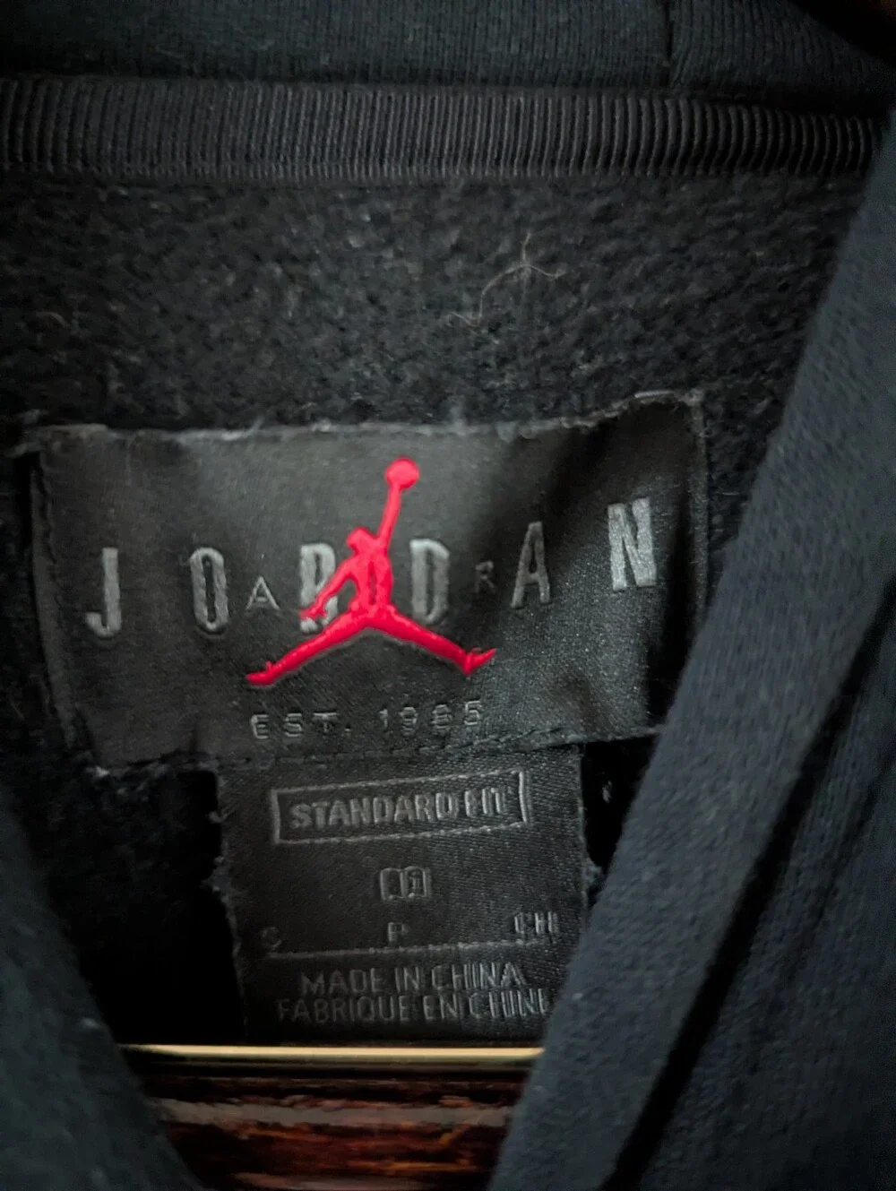 Nike Air Jordan Sport DNA Chenille Logo Hoodie Size Small